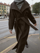 Eliza | Belted Wool Blend Coat