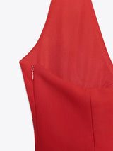 Aria | Halter Layered Mini Dress