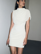 Amelia | Draped Cape Mini Dress