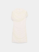 Amelia | Draped Cape Mini Dress