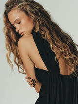 Ivy | Sheer Panel Maxi Dress