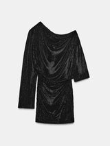 Noemi | Asymmetric Sparkle Mini Dress