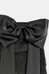 Mia | Lace Bow Mini Skirt