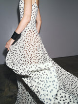 POLKA DOT MAXI DRESS