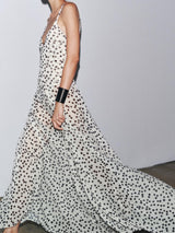 POLKA DOT MAXI DRESS