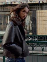 Mila | Reversible Faux Leather Jacket
