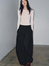 Ava | Pleated Pinstripe Pants