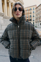 Mila | Plaid Puffer Anorak