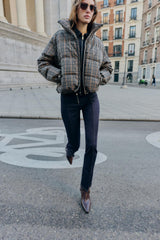Mila | Plaid Puffer Anorak