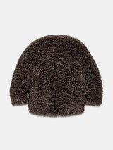 Ivy | Textured Faux Fur Jacket