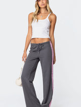 Avery | Contrast Stripe Sweatpants