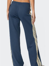 Avery | Contrast Stripe Sweatpants