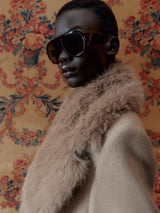 Elowen | Luxe Wool & Faux Fur Coat