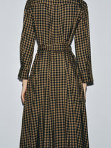 Clara | Effortless Plaid Shirt Dress