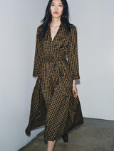Clara | Effortless Plaid Shirt Dress