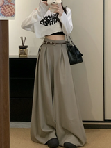 Emily | Wide Leg Pleated Trousers