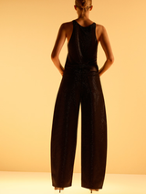 Ava | Rhinestone Balloon Jeans