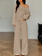 Vaelora | Off Shoulder Lounge Set
