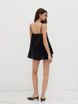 Nina | Leopard Chiffon Mini Dress