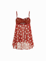 Nina | Leopard Chiffon Mini Dress