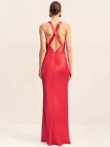 Tatum | Plunged Maxi Dress