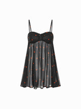 Nina | Leopard Chiffon Mini Dress