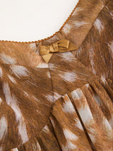 Nina | Leopard Chiffon Mini Dress