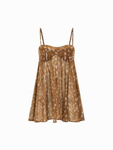 Nina | Leopard Chiffon Mini Dress