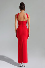 Rosalie | Halter Bandage Maxi Dress