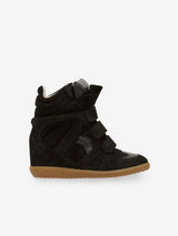 Sienna | Hidden Wedge Suede Sneaker