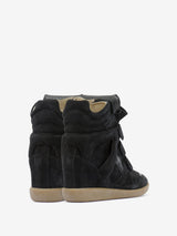 Sienna | Hidden Wedge Suede Sneaker