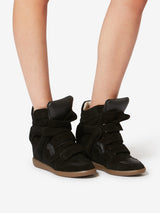 Sienna | Hidden Wedge Suede Sneaker