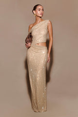 Kenny | Diamante Maxi Dress
