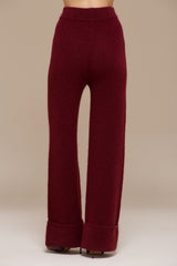 Elena | Wide Leg Knit Trouser