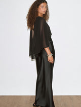 Natalia | Cape Maxi Dress