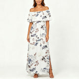 Virelle | Floral Off-Shoulder Maxi Dress