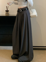 Emily | Wide Leg Pleated Trousers