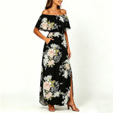 Virelle | Floral Off-Shoulder Maxi Dress
