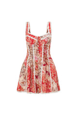 Cora | Floral Corset Mini Dress