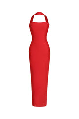 Rosalie | Halter Bandage Maxi Dress