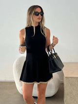 Leah | Ribbed Mini Dress