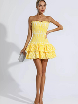 Anya | Ruffle Mini Dress