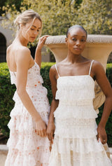 Seraphina | Lace Tiered Maxi Dress