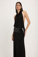 Naomi | Halter Maxi Dress