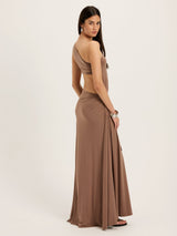 Serena | Ring Draped Gown