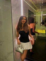 Danielle | Bubble Hem Mini Dress