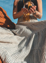 Hadley | Tiered Cheesecloth Maxi Skirt