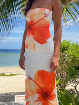 Kaliyah | Floral Print Maxi Dress