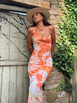 Galilea | Tropical Floral Maxi Dress