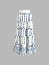 Soraya | Embroidered Skirt Set